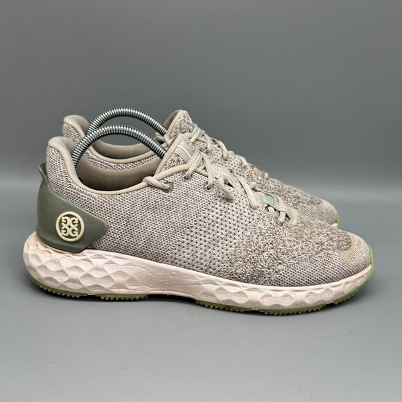 G/FORE Peter Millar MG4+ Men's 8.5 Gray Athletic Golf Sneakers Shoes Spikeless